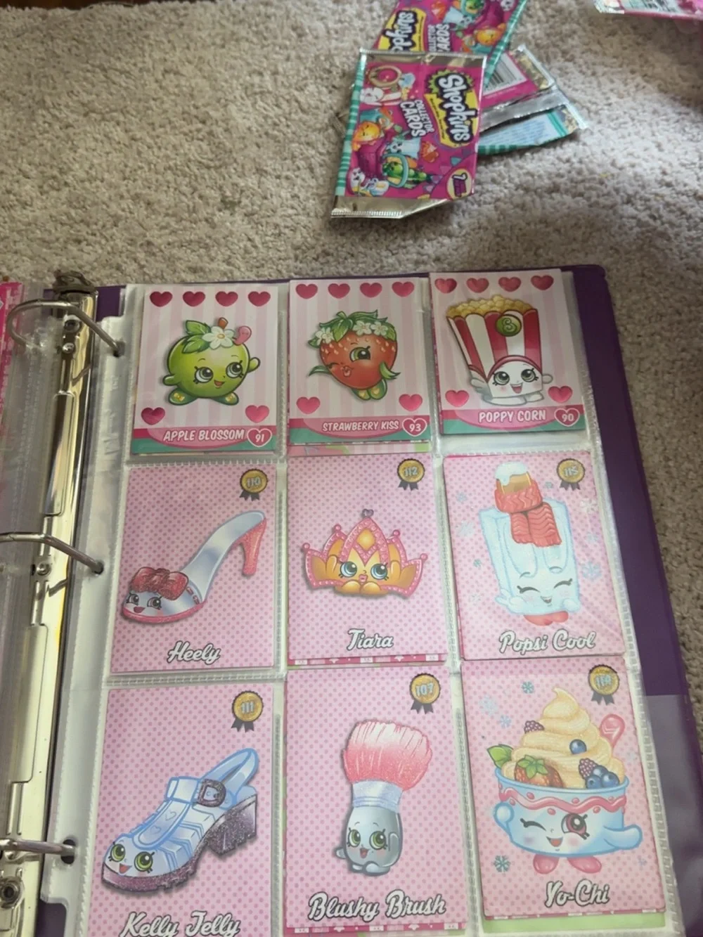Shopkin collectors cards!  160+ cards!